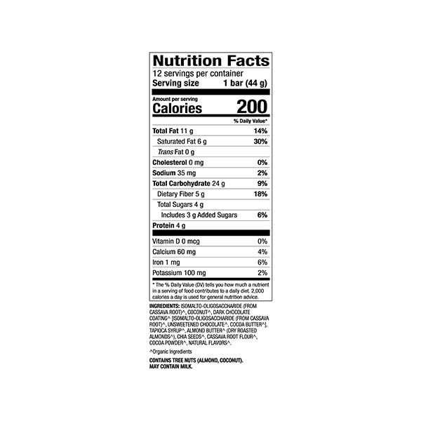 Organic Cocoa Cassava Bars