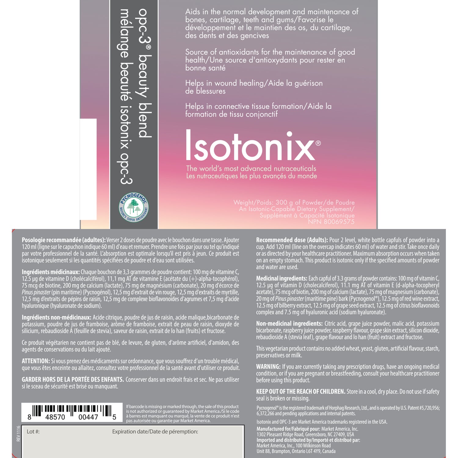 Market America Isotonix Opc-3 Beauty Blend 4