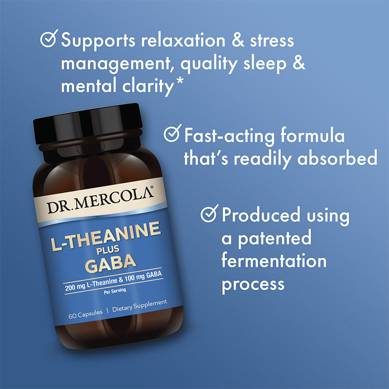 Dr. Mercola L-Theanine Plus Gaba 4
