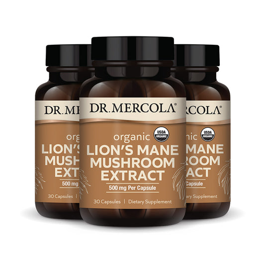 Dr. Mercola Organic Lion'S Mane Mushroom Extract 