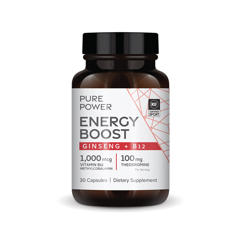 Pure Power Energy Boost with Ginseng + B12