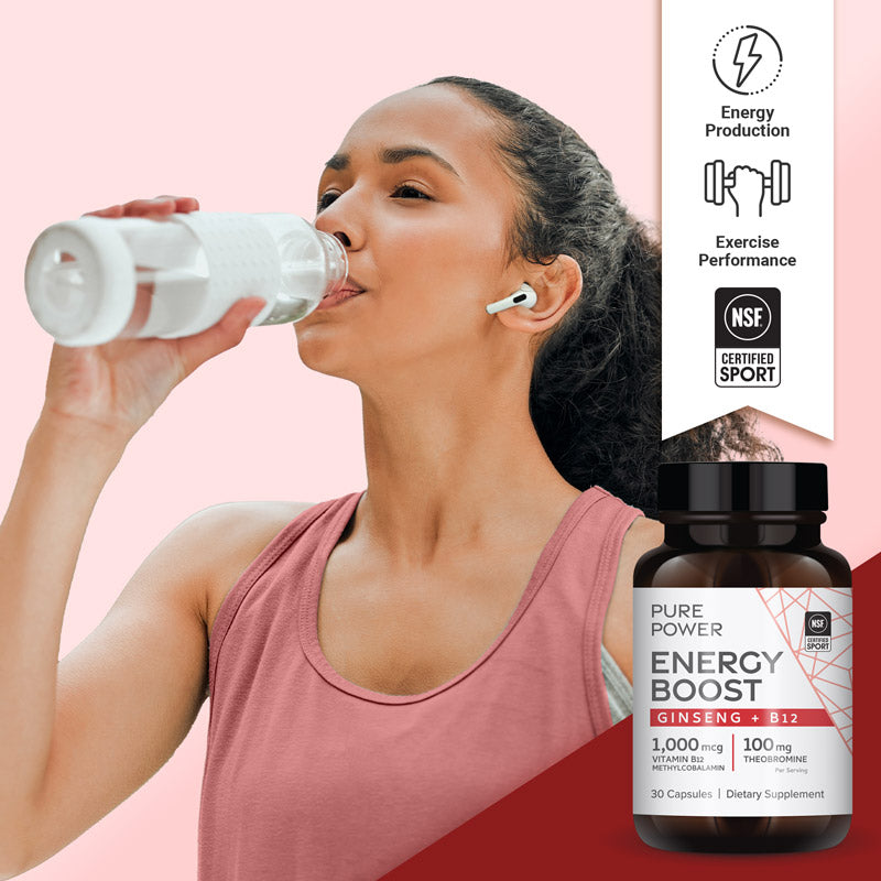 Pure Power Energy Boost with Ginseng + B12
