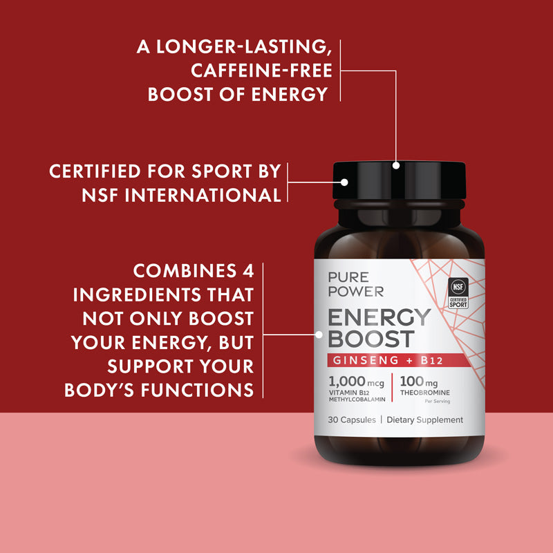 Pure Power Energy Boost with Ginseng + B12