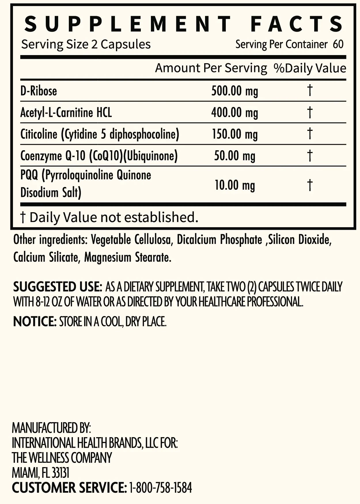 Elevated Energy Formula