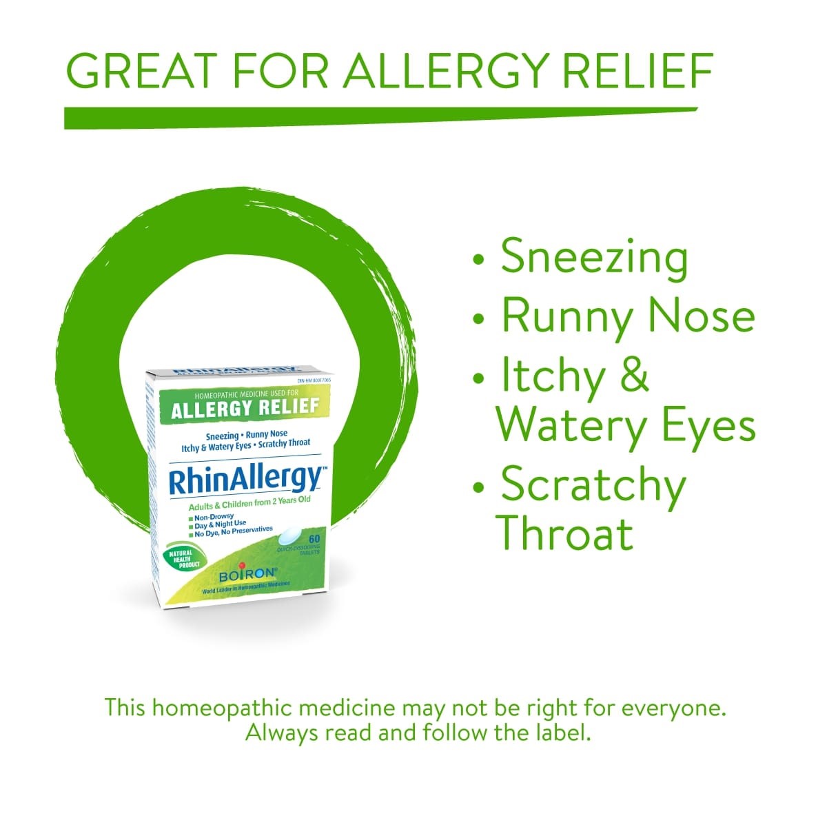Boiron Rhinallergy, Homeopathic Medicine 290