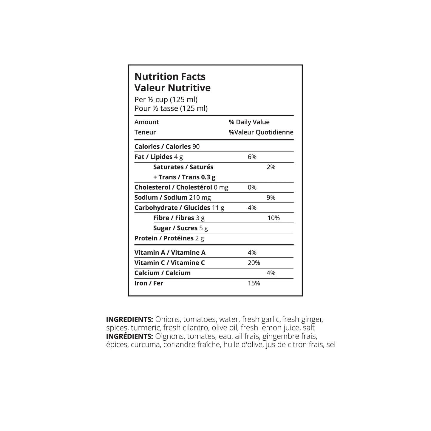 Canadian Food Co. Sherni's Chicken Curry Sauce 672