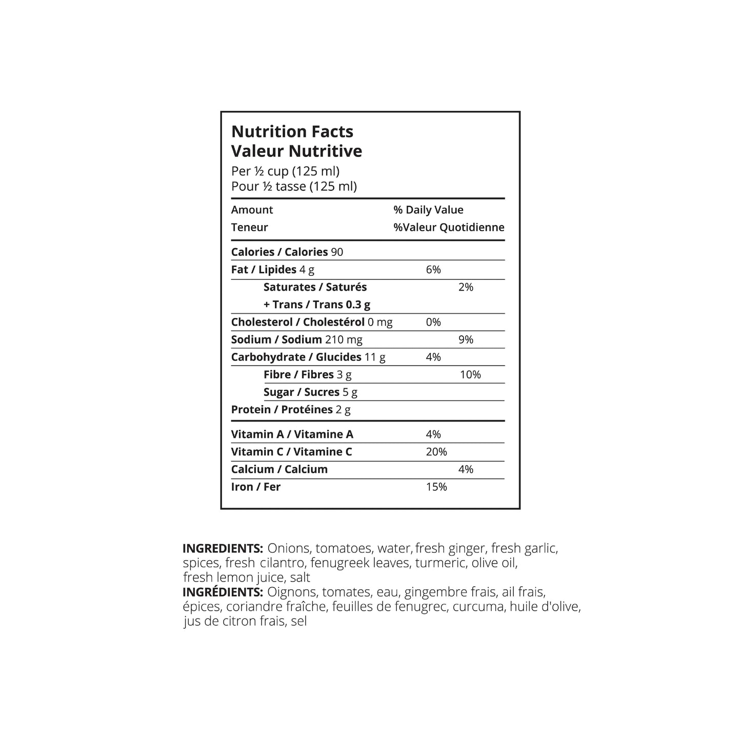 Canadian Food Co. Sherni's Kashmiri Masala Sauce 669