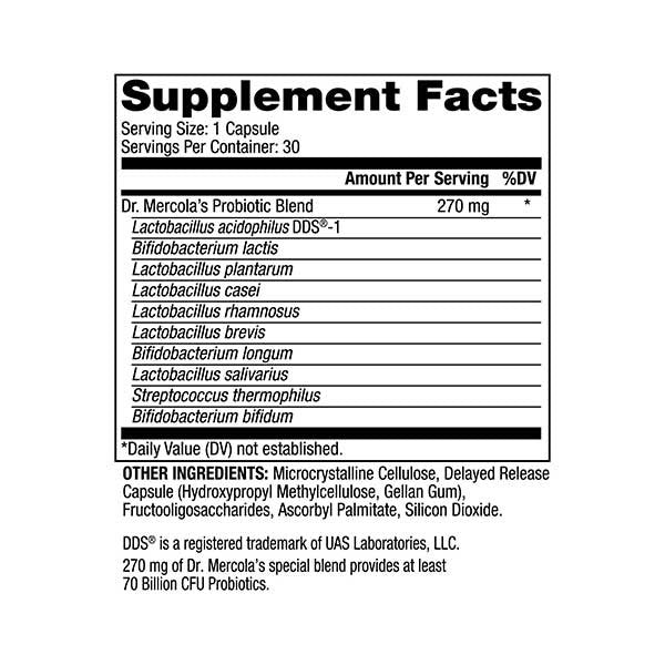 Dr. Mercola Complete Probiotics 594