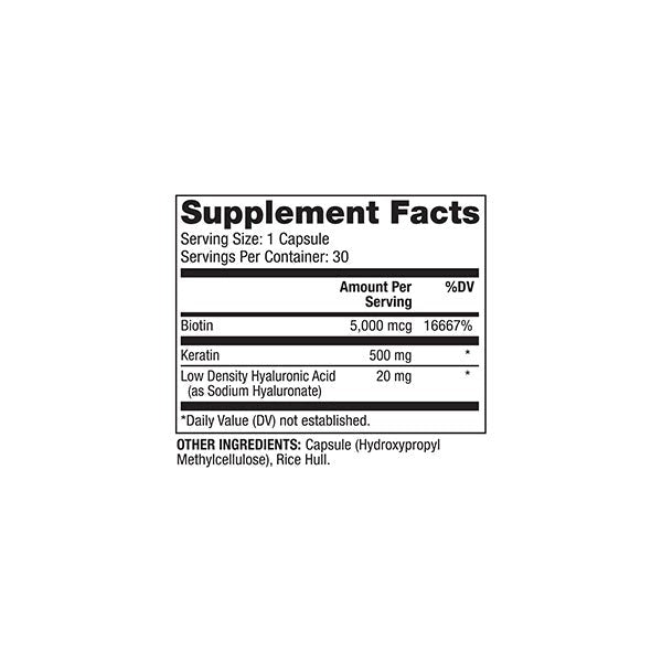 Dr. Mercola Hair, Skin And Nails (Biotin, Keratin & Hyaluronic Acid) 725
