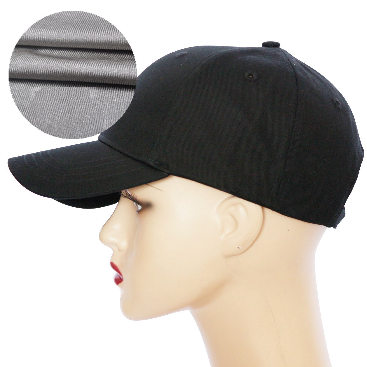 H4LN Products EMF Black Anti Radiation Baseball Cap 53