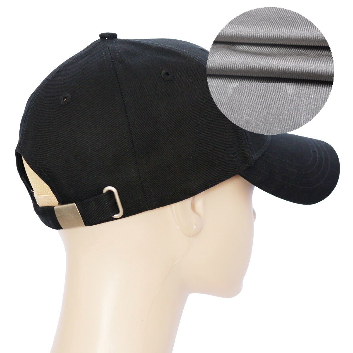 H4LN Products EMF Black Anti Radiation Baseball Cap 55