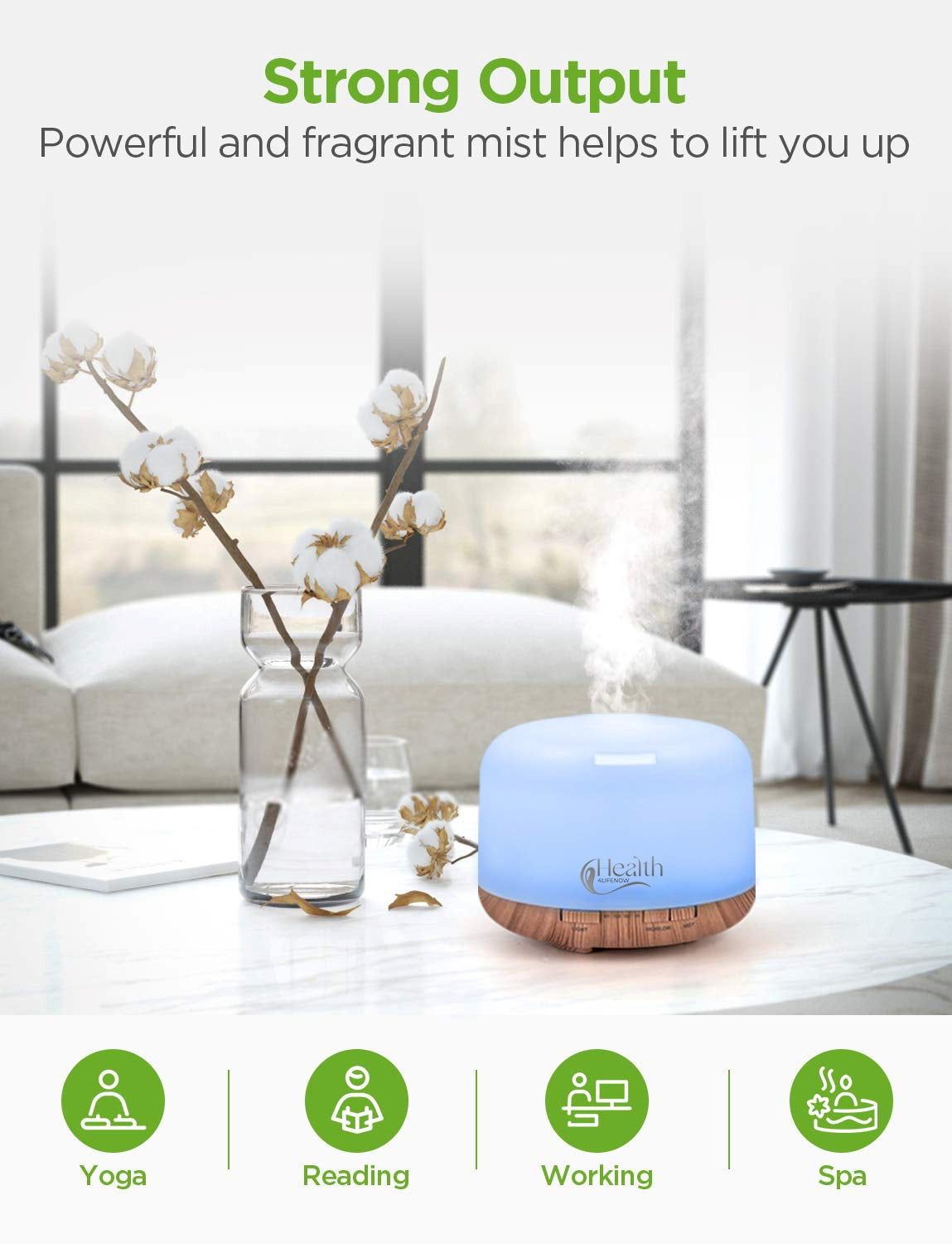 H4LN Products Essential Oil Diffuser 337