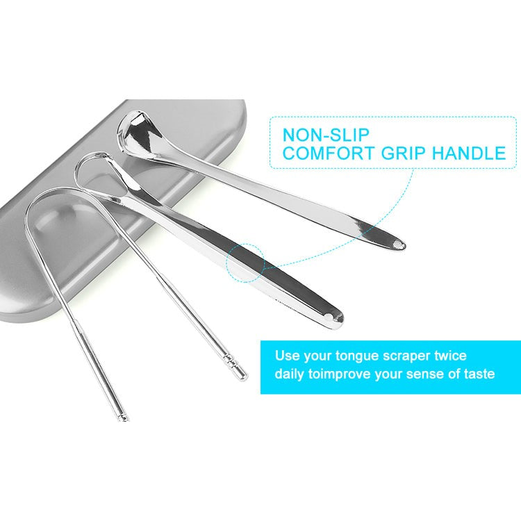 H4LN Products Tongue Scraper Sets Stainless 351
