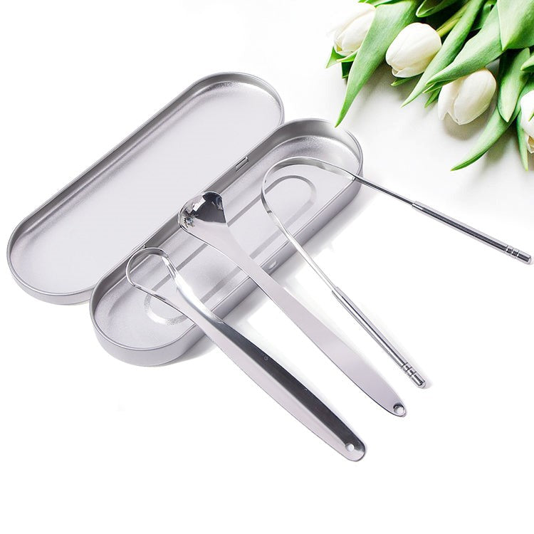 H4LN Products Tongue Scraper Sets Stainless 352