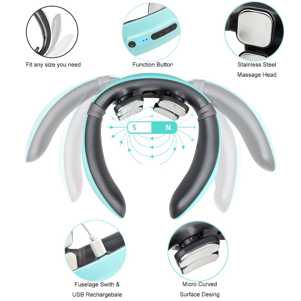 H4LN Products Wireless Rechargeable Neck Massager 222