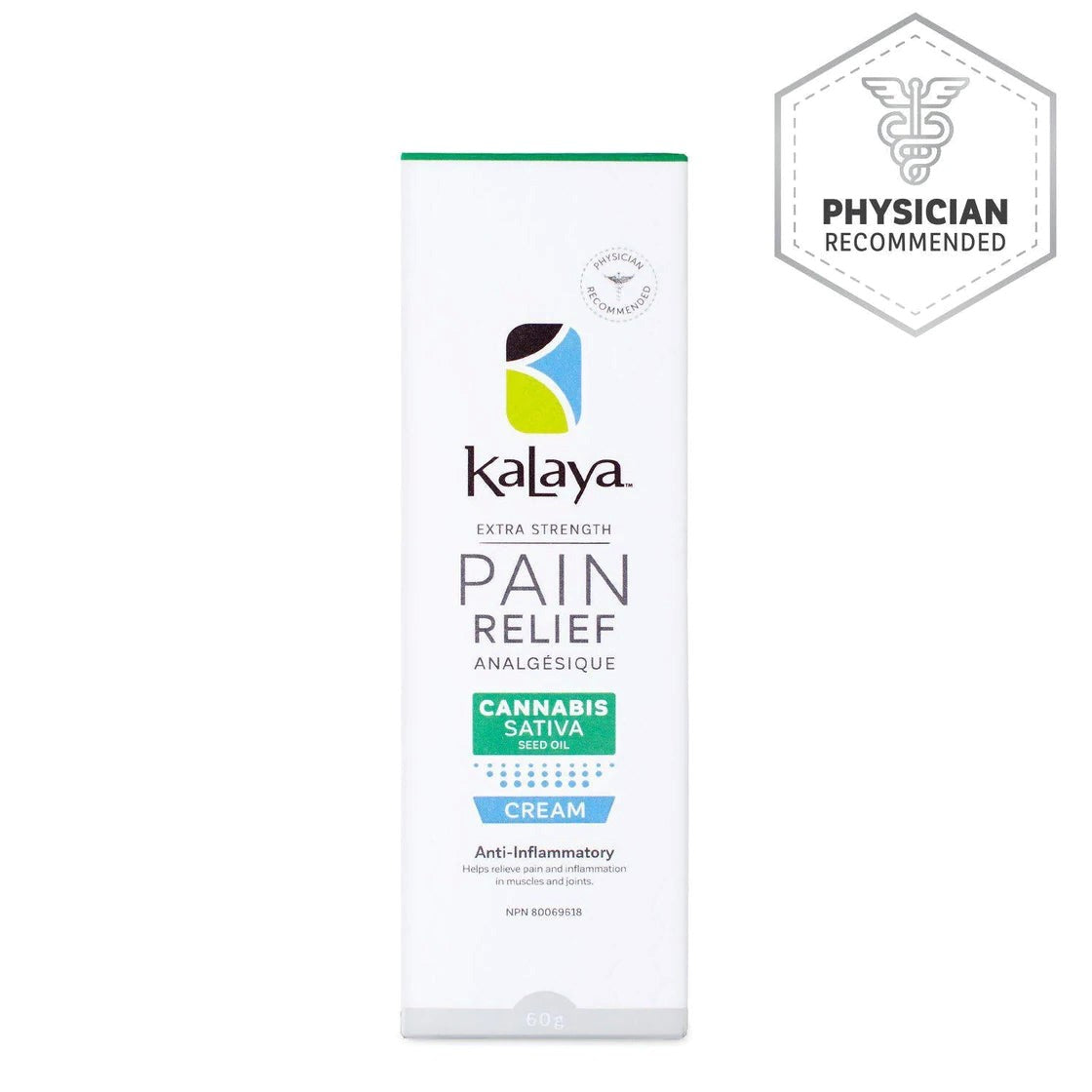 Kalaya Kalaya Extra Strength Pain Relief With Cannabis Sativa Seed Oil 60G 154