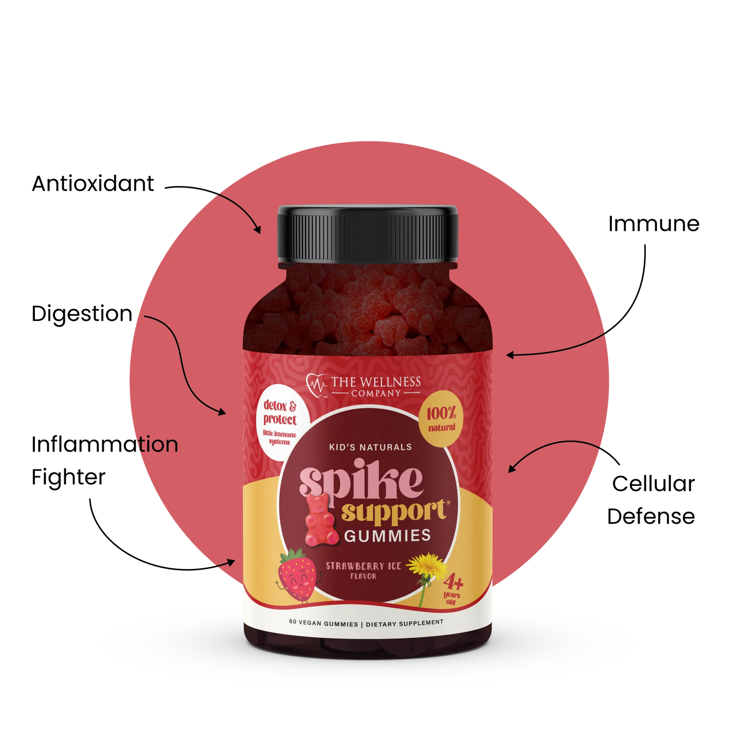 The Wellness Company Spike Support Gummies 3