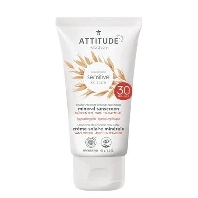Attitude Sensitive Skin Moisturizer Mineral Sunscreen Spf 30 185