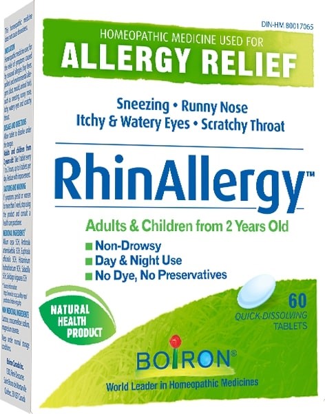 Boiron Rhinallergy, Homeopathic Medicine 289