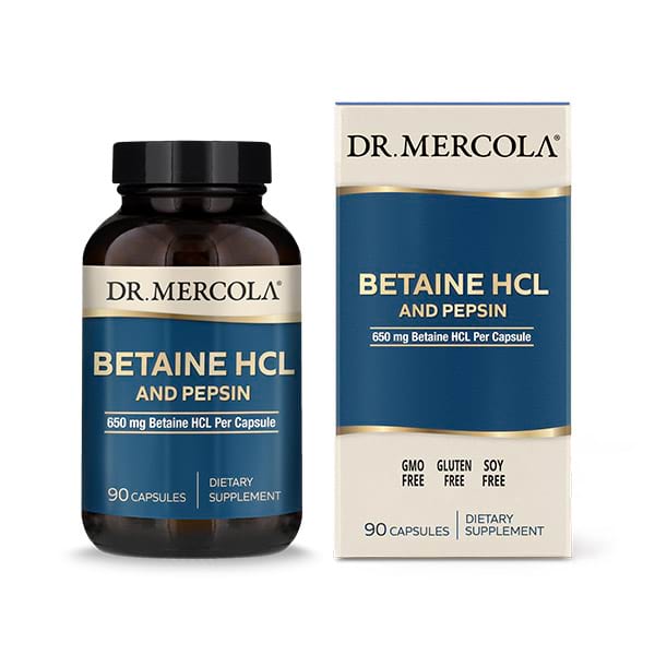 Betaine HCL and Pepsin