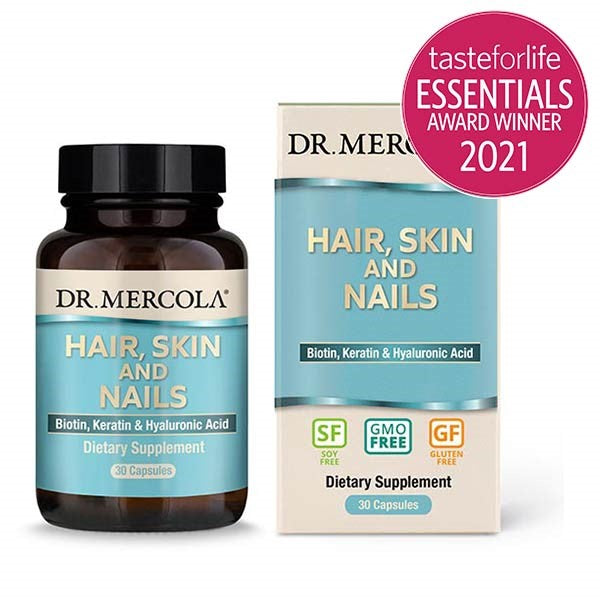 Dr. Mercola Hair, Skin And Nails (Biotin, Keratin & Hyaluronic Acid) 722