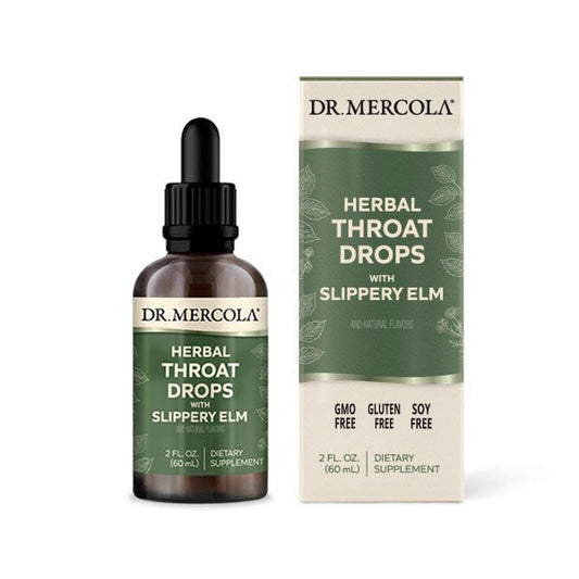 Dr. Mercola Herbal Throat Drops With Slippery Elm 30