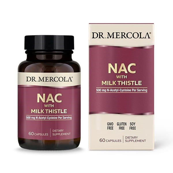 Dr. Mercola Nac With Milk Thistle 470