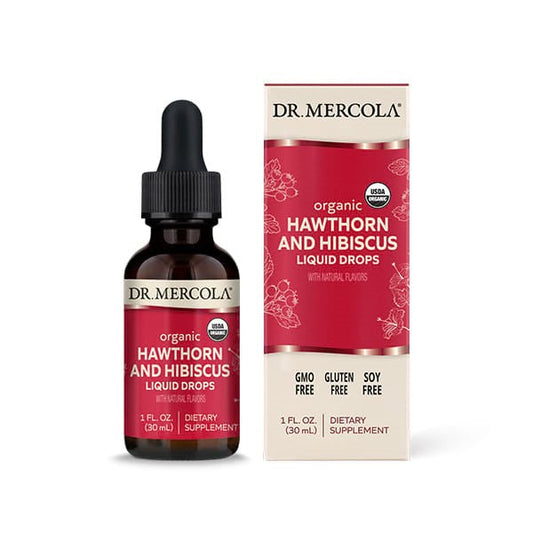 Dr. Mercola Hawthorn And Hibiscus Liquid Drops 500