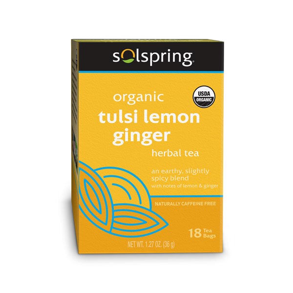Dr. Mercola Organic Lemon Ginger Herbal Tea 686