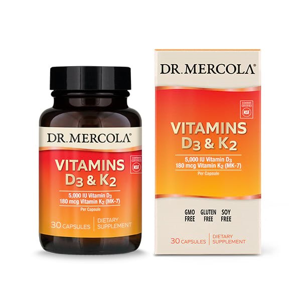Dr. Mercola Vitamins D3 & K2 559