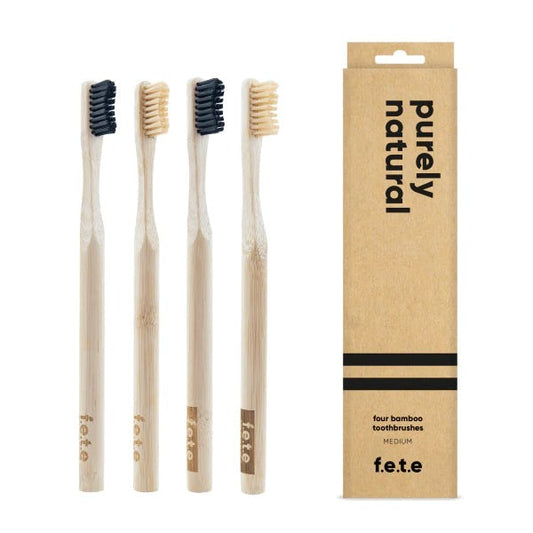 F.E.T.E Bamboo Toothbrush Multipack 143