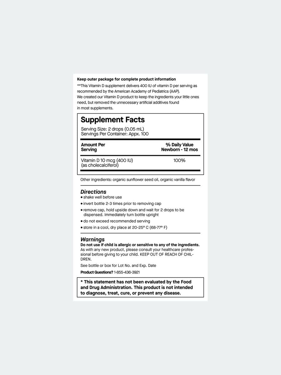 Infants' Vitamin D Drops