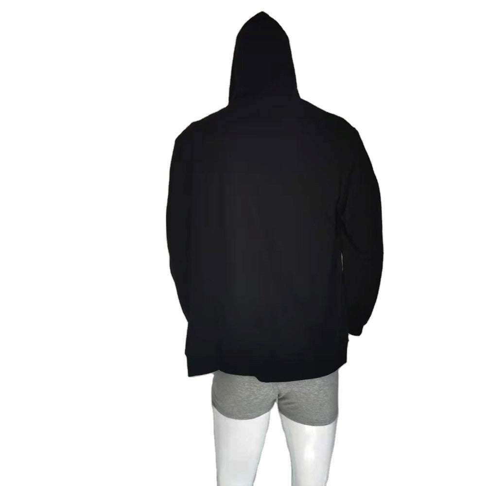 H4LN Products EMF Black Protective Anti Radiation Zipped Hoodie 92