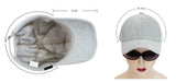 H4LN Products EMF Women's Light Grey Anti Radiation Baseball Cap 81