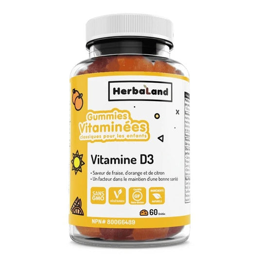 Herbaland Vitamin D3 Classic Gummies For Kids 324