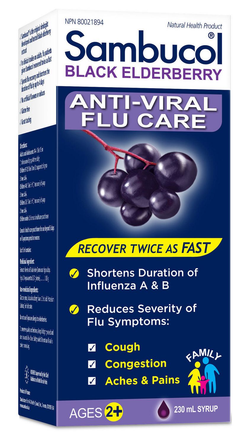 Black Elderberry Anti-Viral Flu Care 